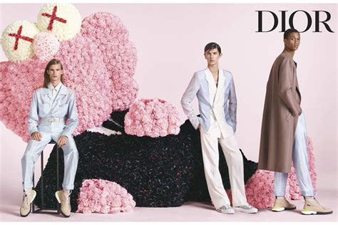 dior homme kaws by kim jones|Kim Jones & KAWS Launch A Dior Capsule Collection .